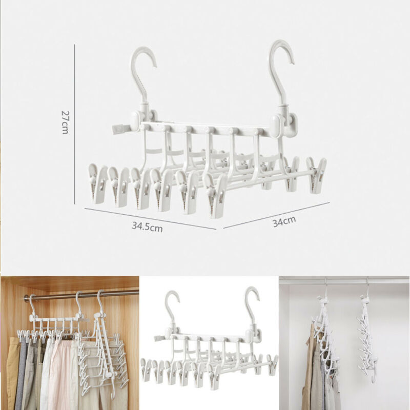 Space Saver Magic Hanging Clothes Hanger Rack - RB.