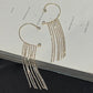 Fashionable And Simple Long Tassel Earrings - RB.