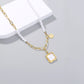 Faux Baroque Pearl Necklace - RB.