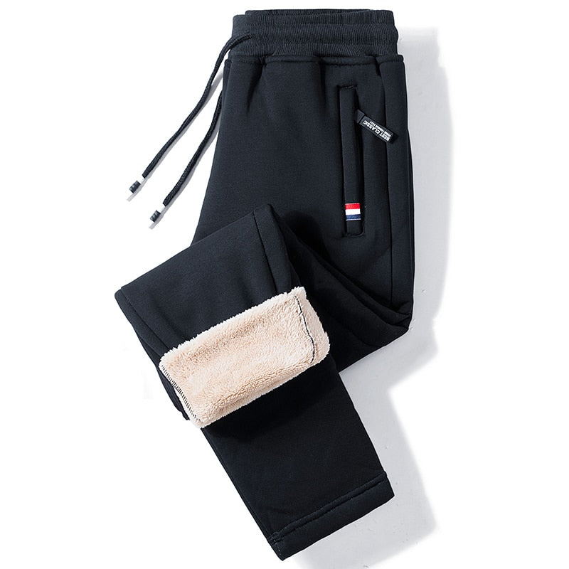 Lambs Wool Thick Casual Thermal Sweatpants - RB.