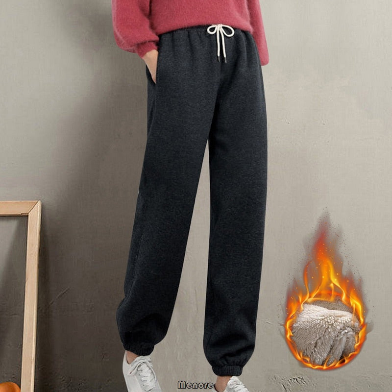 New Thick Fleece Guard Pants For Women - RB.