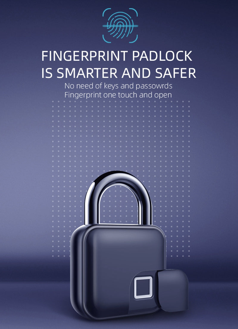 SmartLock® Fingerprint Padlock - RB.